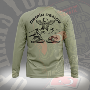 172`NCİ ZIRHLI TUGAY UZUN KOLLU TİŞÖRT